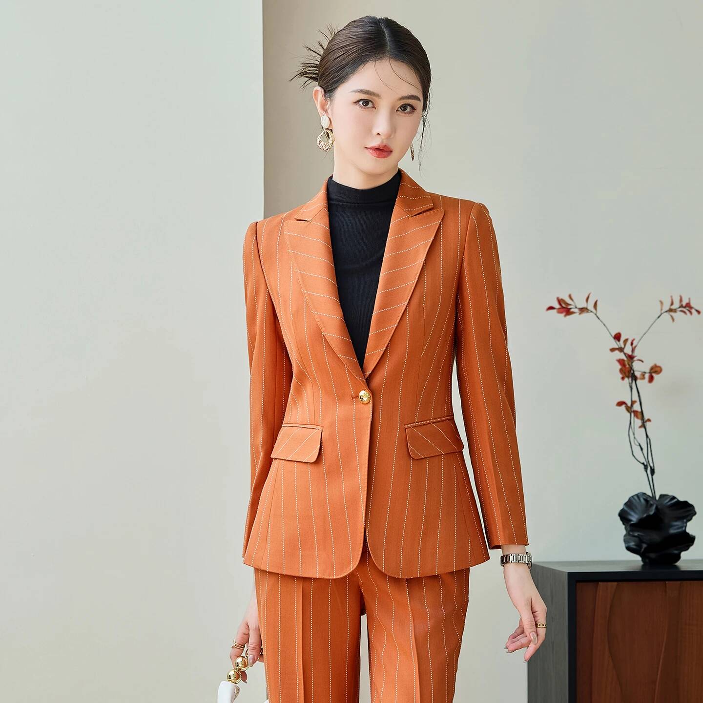 Formal Winter Wear Women Jacket - Осенне-зимние деловые женские деловые костюмы с