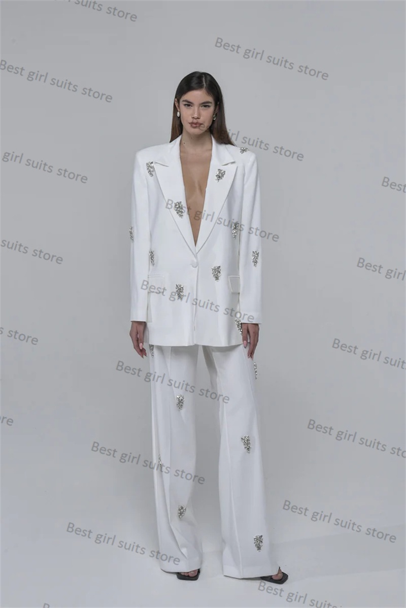 Tailored Trouser Wide - Женский деловой костюм из 2 предметов,