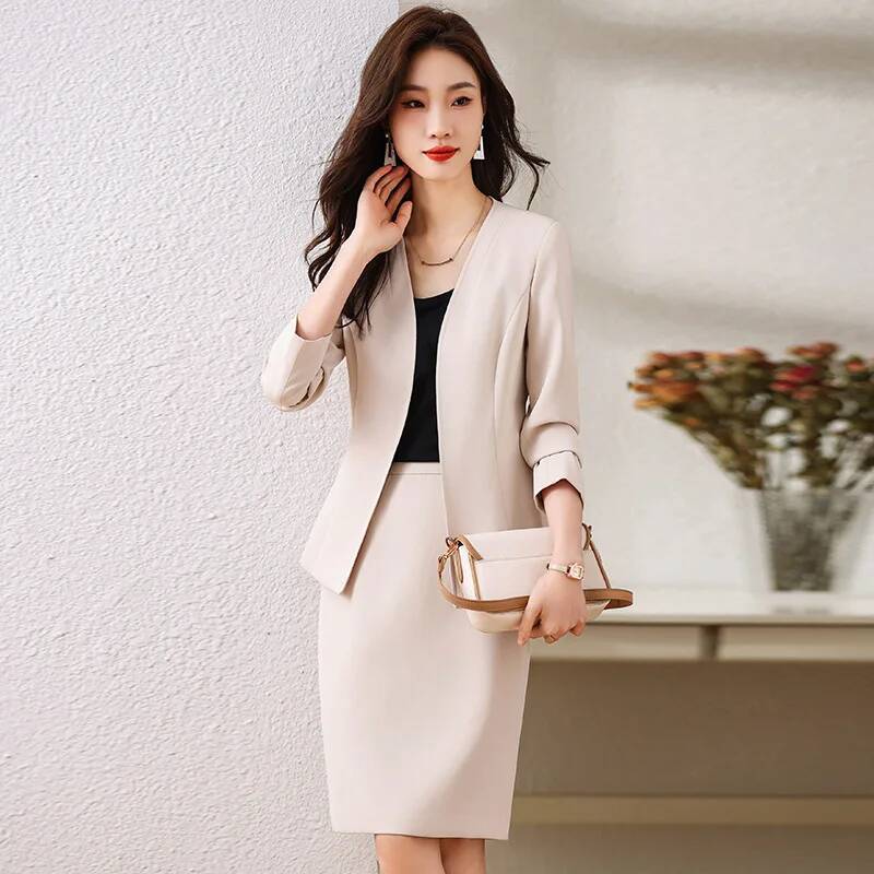 Formal Winter Wear Women Jacket - Формальные женские деловые костюмы с юбкой