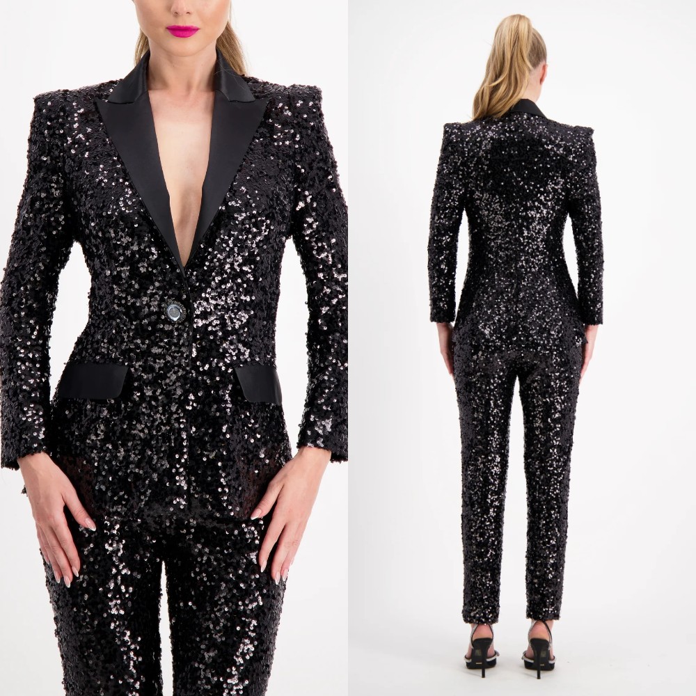 Formal Dress Female - Блестящие женские платья, элегантные костюмы, пиджак