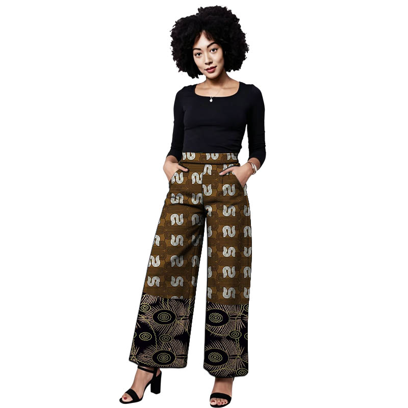 Tailored Trouser Wide - Женские брюки в стиле пэчворк Ankara,