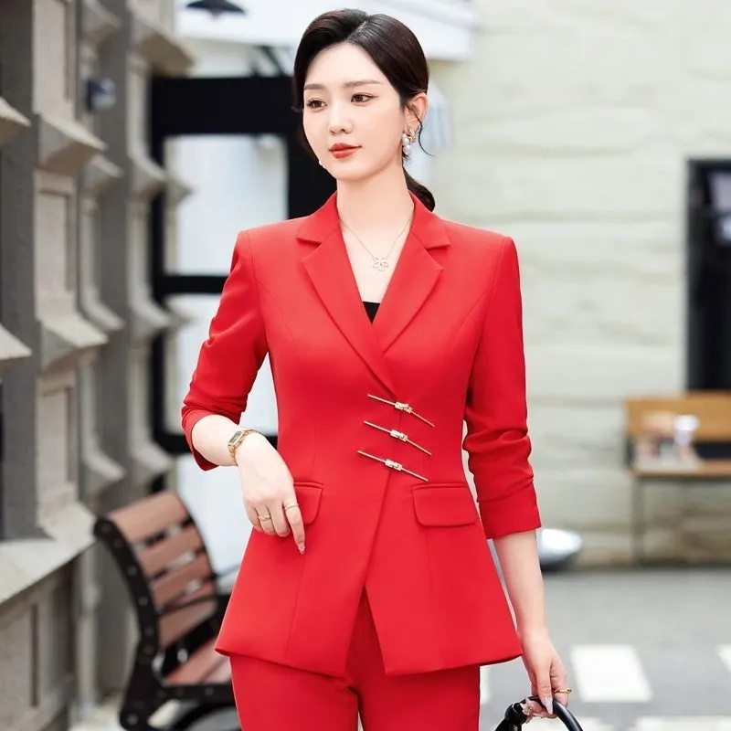 2025 модный белый, красный, че – обзор и цена Women'S Formal Wear Jackets