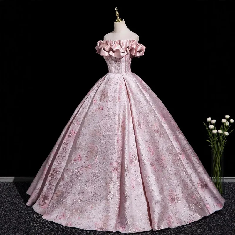 Элегантное розовое бальное пла – обзор и цена Victorian Women'S Formal Wear