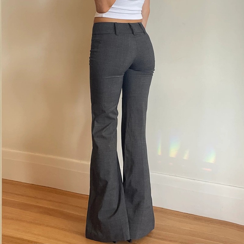 Серые брюки полной длины с мик – обзор и цена Tailored Trouser Wide