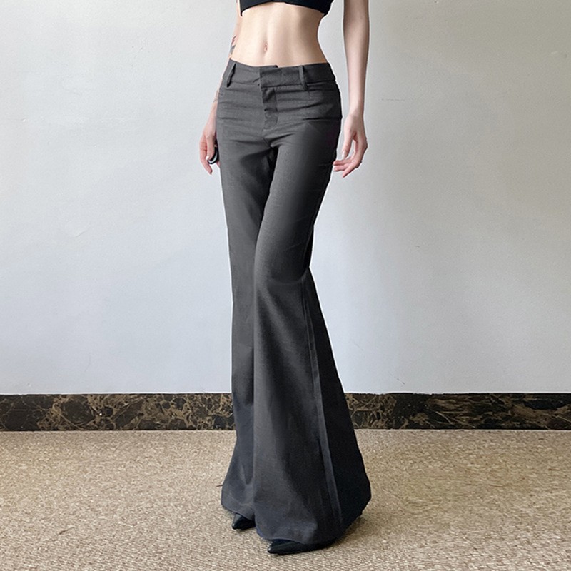 Серые брюки полной длины с мик – обзор и цена Tailored Trouser Wide