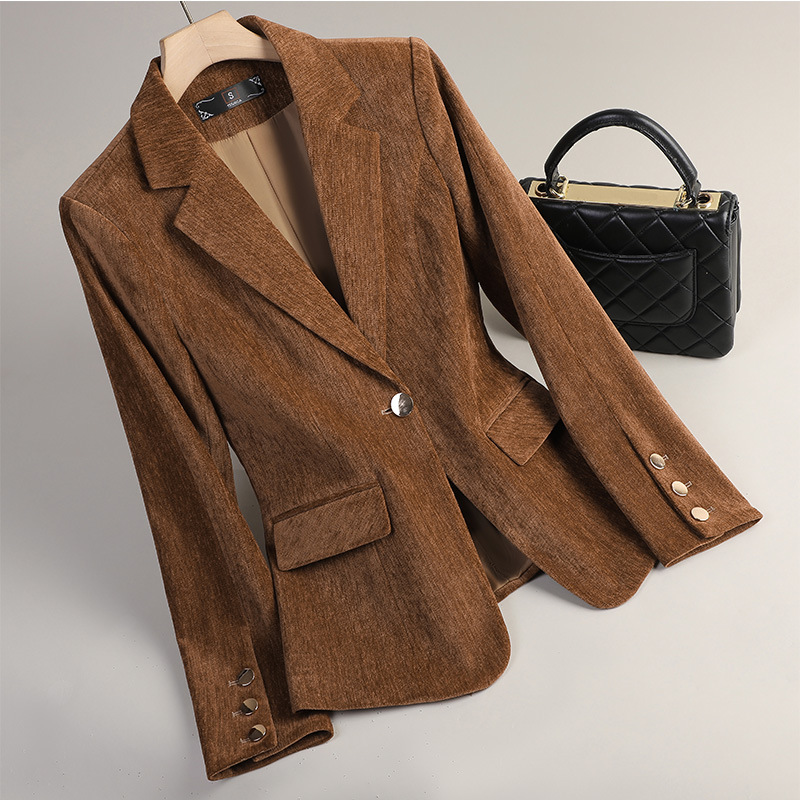 Женский пиджак из желтого золо – обзор и цена Formal Winter Wear Women Jacket