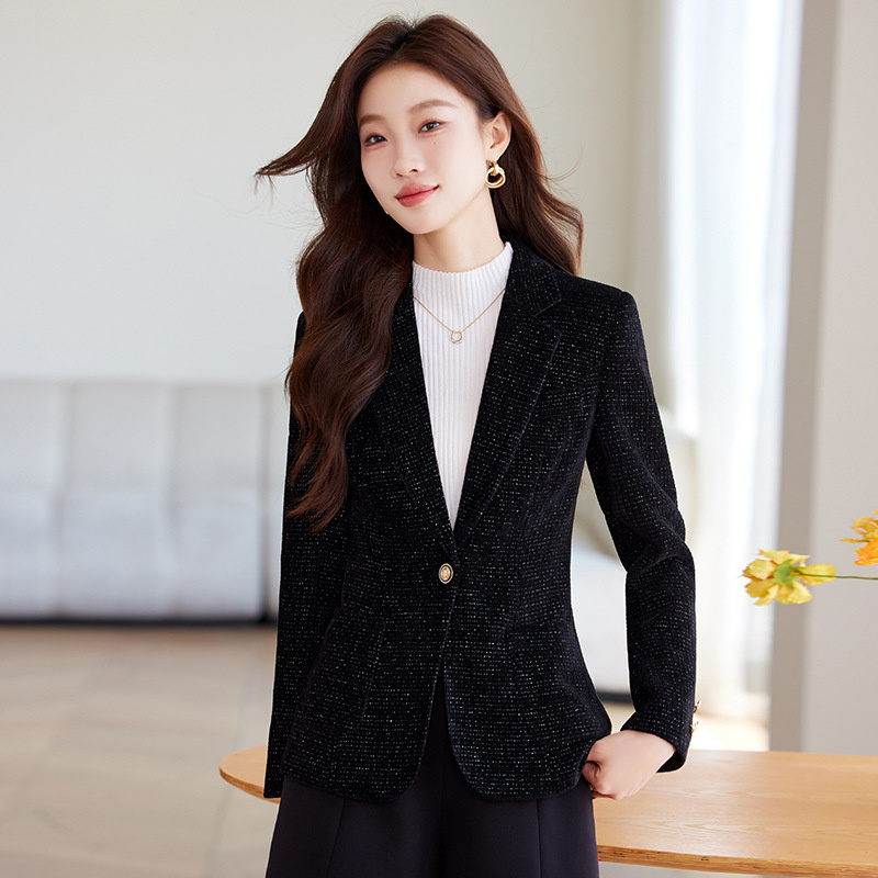 Женский блейзер-пальто черного – обзор и цена Formal Winter Wear Women Jacket