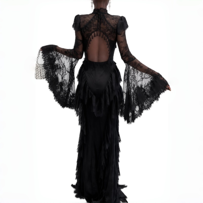 Кружевное черное вечернее плат – обзор и цена Victorian Women'S Formal Wear